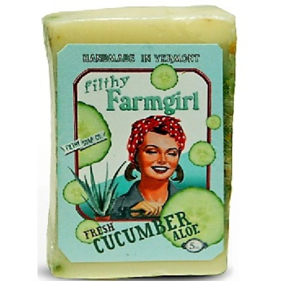Filthy Farmgirl Other - 100% Natural Organic Soap. Fresh Cucumber Aloe. Handmade in Hawaii. 2oz.